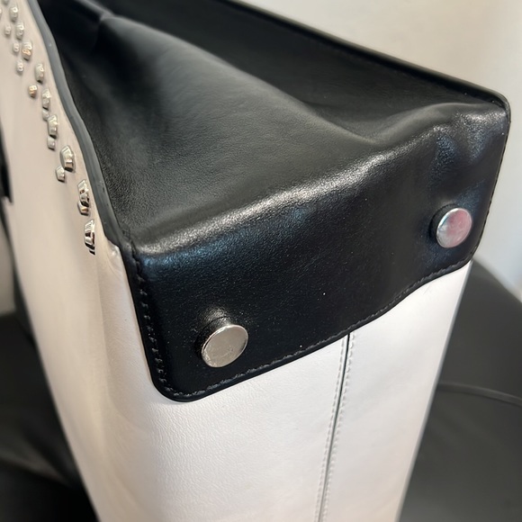 Michael Kors “Mercer” Stud & Grommet Large Tote Bag. - Picture 10 of 14